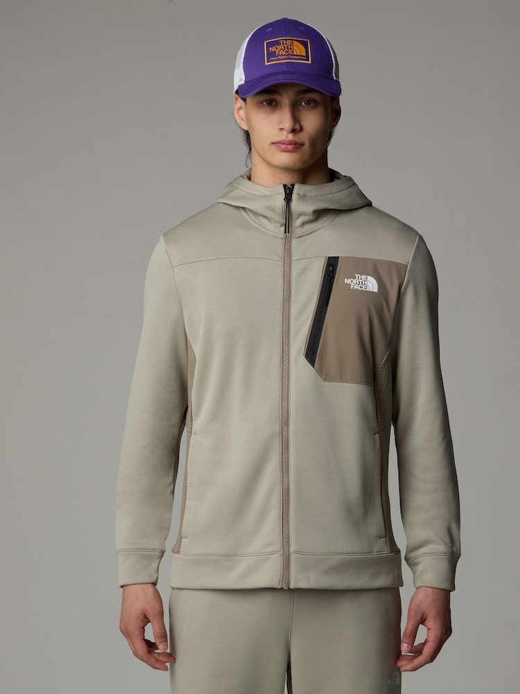 The North Face Grey Mens Mountain Athletic Full Zip Fleece - Image 1 of 5