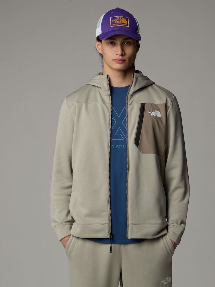 The North Face Grey Mens Mountain Athletic Full Zip Fleece - Image 3 of 5