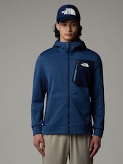 The North Face Blue Mens Mountain Athletic Full Zip Fleece - Image 1 of 4