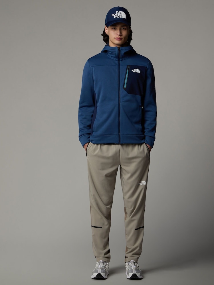 The North Face Blue Mens Mountain Athletic Full Zip Fleece - Image 4 of 4