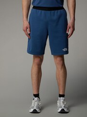 The North Face Blue Mens Mountain Athletics Fleece Shorts - Image 1 of 3