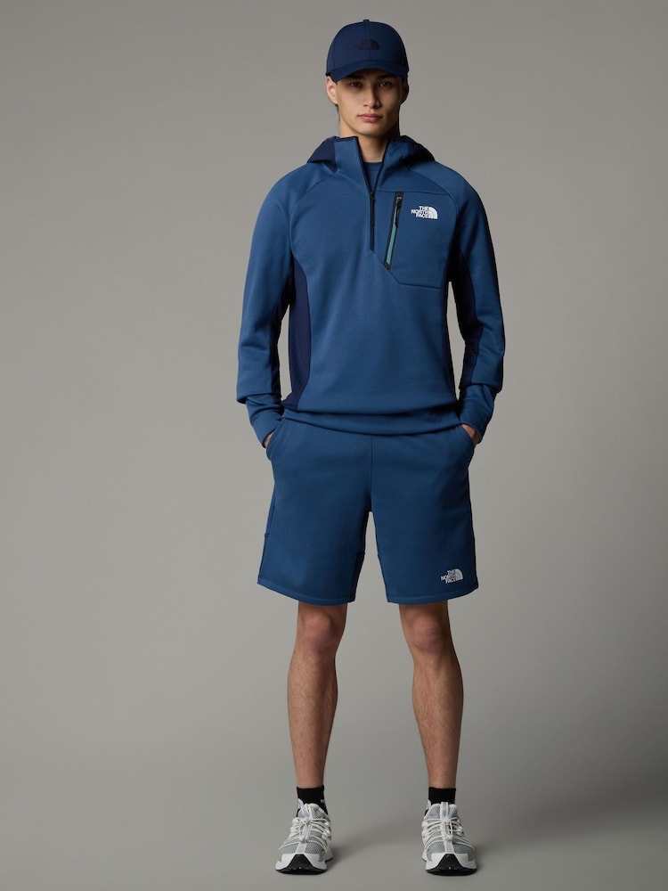 The North Face Blue Mens Mountain Athletics Fleece Shorts - Image 2 of 3