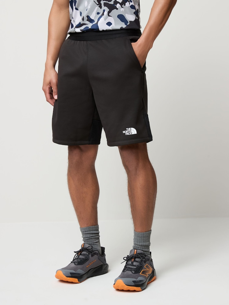 The North Face Black Mens Mountain Athletics Fleece Shorts - Image 1 of 5