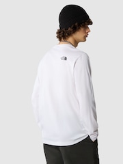 Blanco - The North Face camiseta de manga larga Simple Dome - Imagen 2 de 5