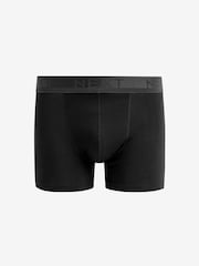Black Pastel Textured Colour Waistband Trunk Boxers 8 Pack - Image 4 of 10