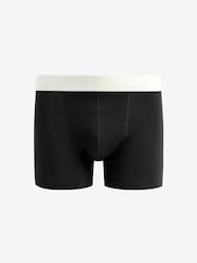 Black Pastel Textured Colour Waistband Trunk Boxers 8 Pack - Image 5 of 10
