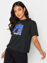 PixieGirl Petite Black Sport 78 T-Shirt - Image 1 of 1