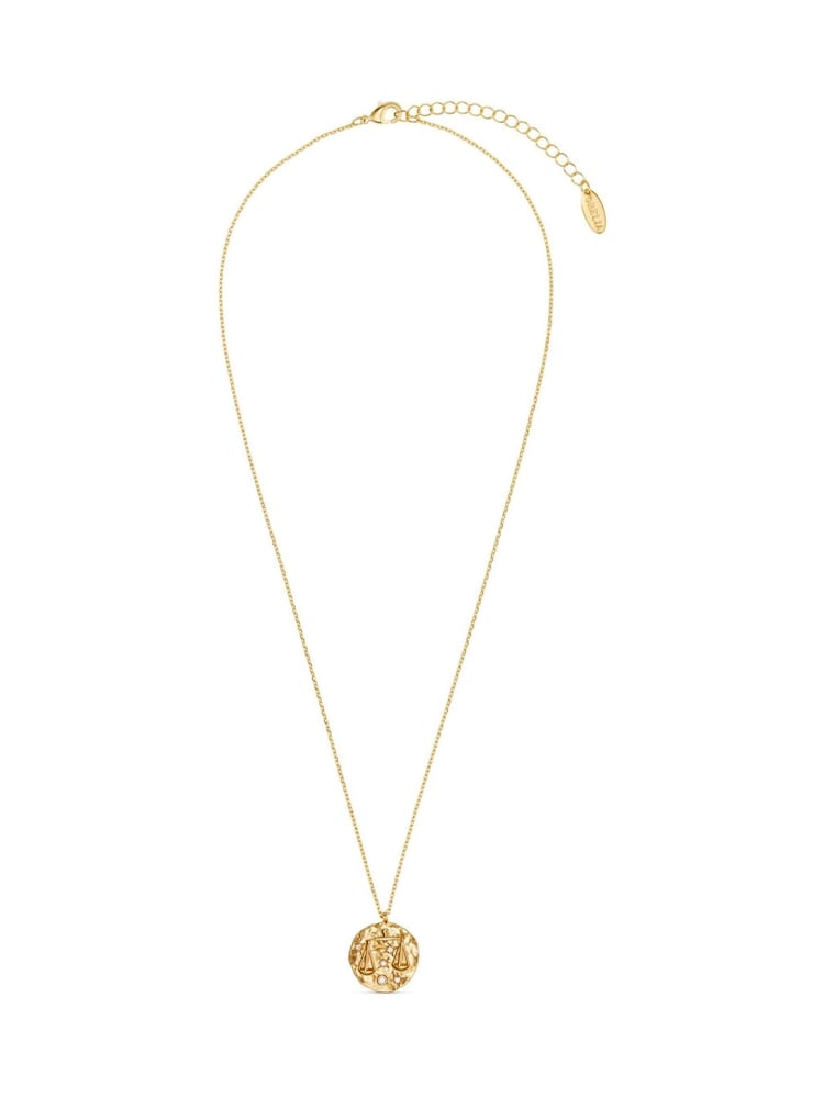 Orelia London Gold Plated Zodiac Medallion Necklace - Image 1 of 3
