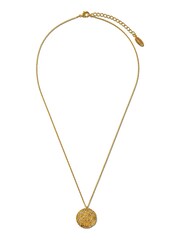 Orelia London Gold Plated Zodiac Medallion Necklace - Image 1 of 3