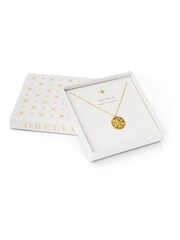 Orelia London Gold Plated Zodiac Medallion Necklace - Image 3 of 3