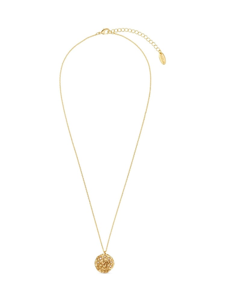 Orelia London Gold Plated Zodiac Medallion Necklace - Image 1 of 3