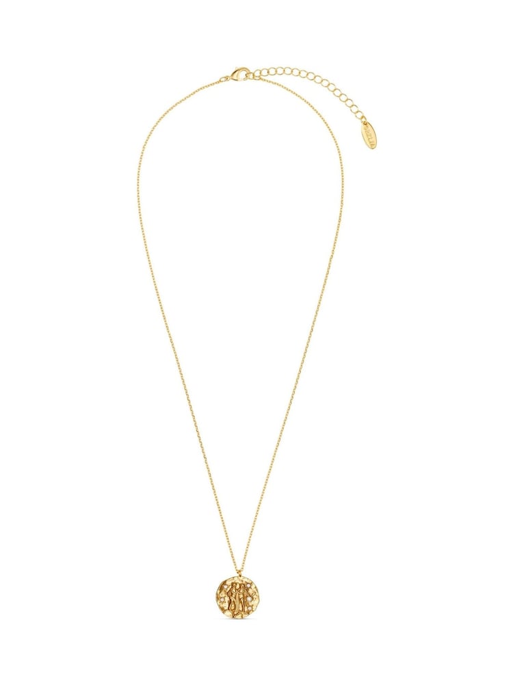 Orelia London Gold Plated Zodiac Medallion Necklace - Image 1 of 3