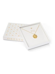 Orelia London Gold Plated Zodiac Medallion Necklace - Image 3 of 3