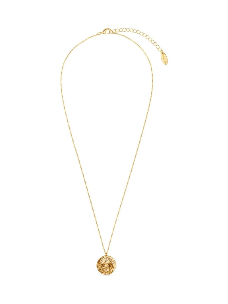 Orelia London Gold Plated Zodiac Medallion Necklace - Image 1 of 3