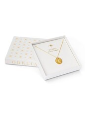 Orelia London Gold Plated Zodiac Medallion Necklace - Image 3 of 3