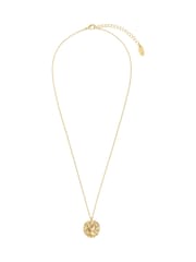 Orelia London Gold Plated Zodiac Medallion Necklace - Image 1 of 3