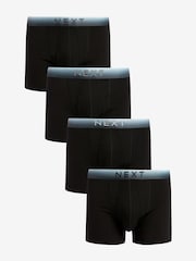 Black Ombre Mono Waistband - Opakowanie zbiorcze 4 szt. - Bokserki w kształcie litery A z dużą zawartością bawełny - Image 1 of 7
