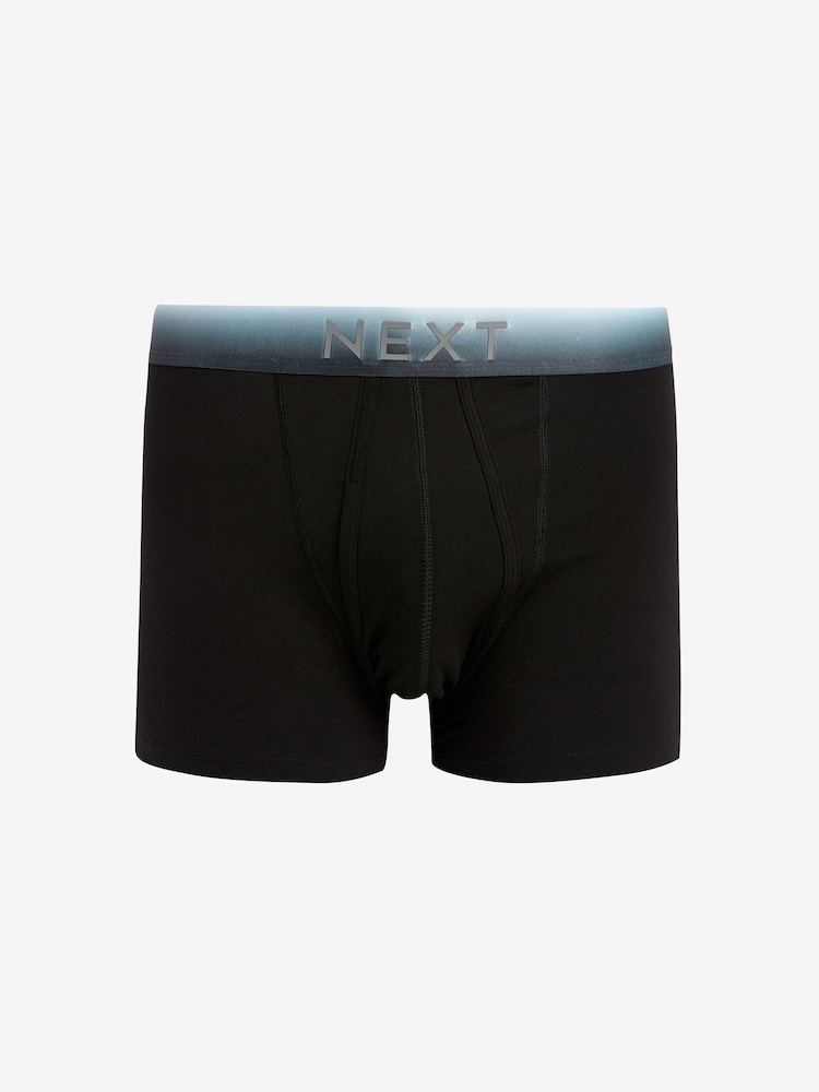Black Ombre Mono Waistband - Opakowanie zbiorcze 4 szt. - Bokserki w kształcie litery A z dużą zawartością bawełny - Image 2 of 7