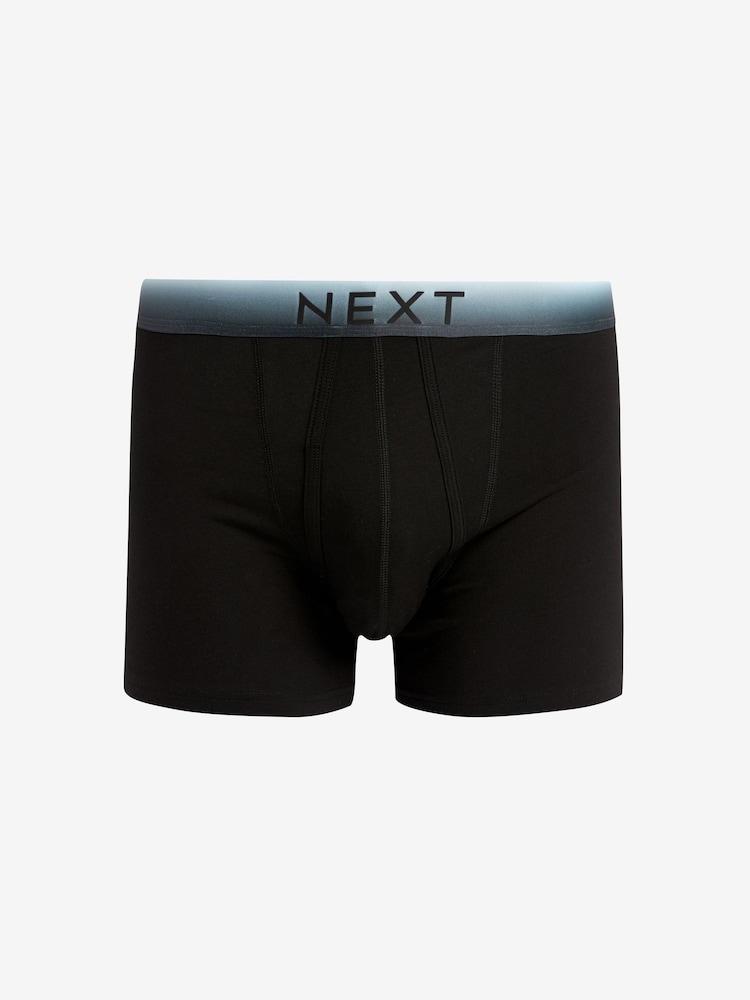 Black Ombre Mono Waistband - Opakowanie zbiorcze 4 szt. - Bokserki w kształcie litery A z dużą zawartością bawełny - Image 3 of 7