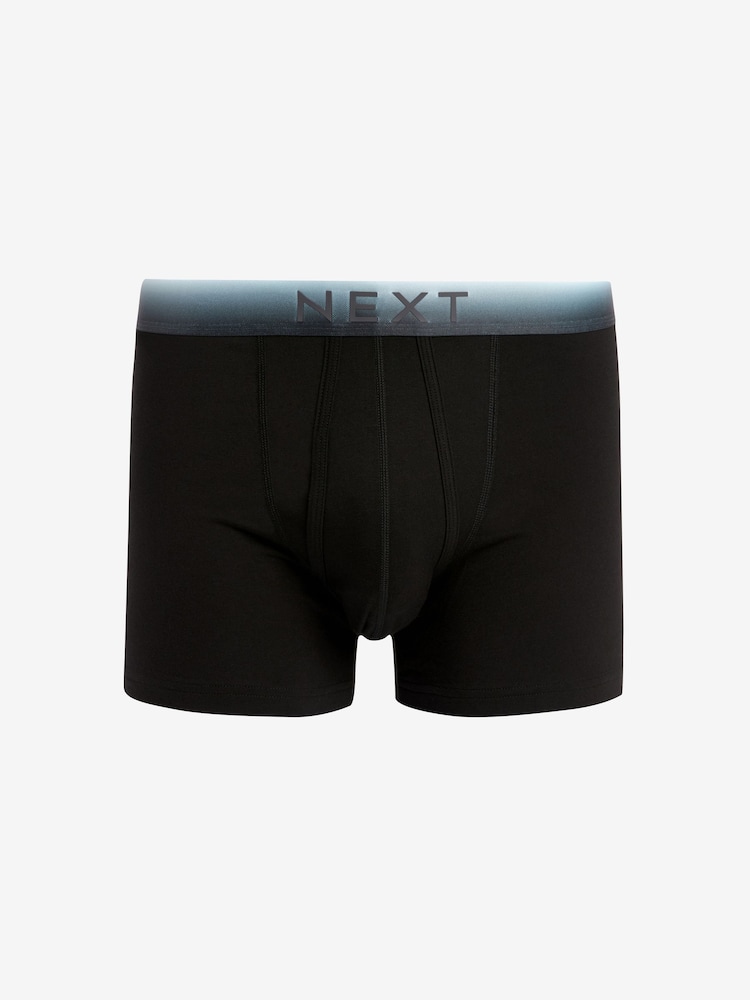Black Ombre Mono Waistband - Opakowanie zbiorcze 4 szt. - Bokserki w kształcie litery A z dużą zawartością bawełny - Image 4 of 7