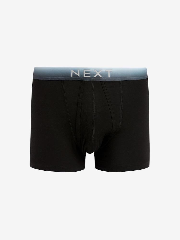 Black Ombre Mono Waistband - Opakowanie zbiorcze 4 szt. - Bokserki w kształcie litery A z dużą zawartością bawełny - Image 5 of 7