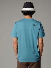 The North Face Blue Mens Simple Dome T-Shirt - Image 2 of 3