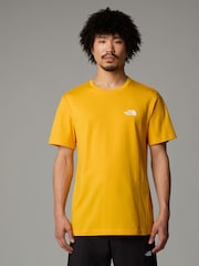 Żółty - Koszulka męska The North Face® Simple Dome - Image 1 of 3