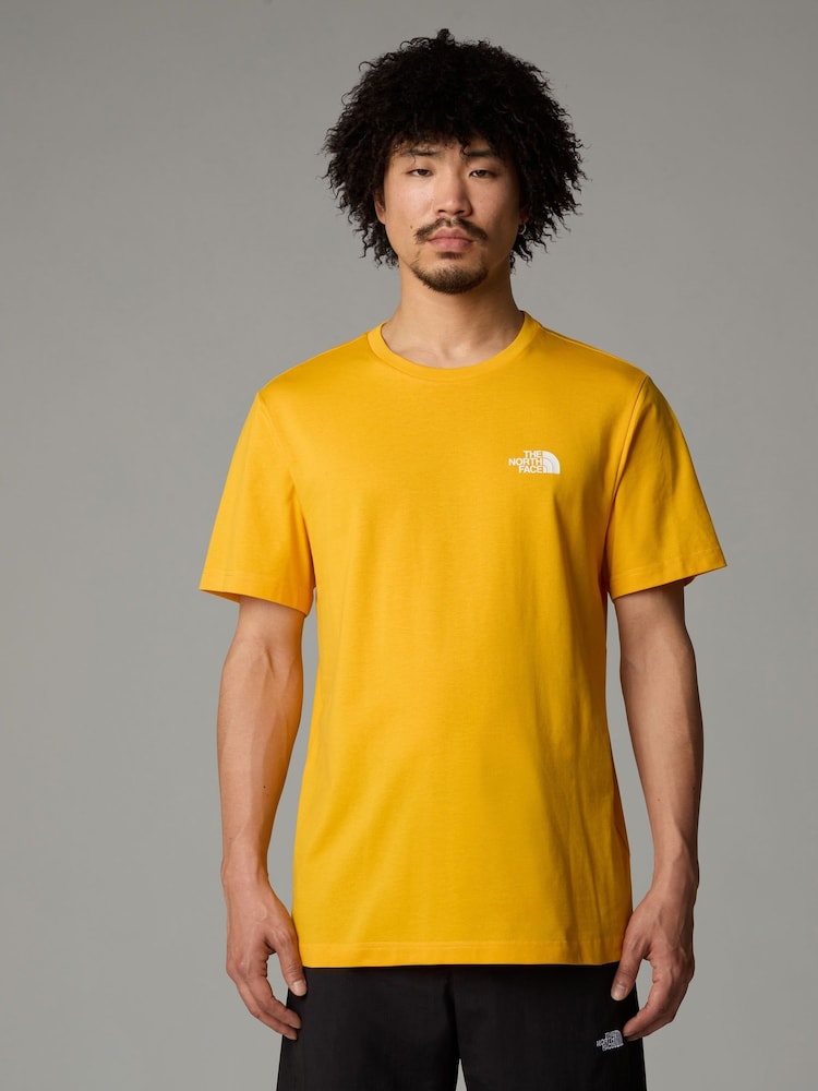 Żółty - Koszulka męska The North Face® Simple Dome - Image 1 of 3