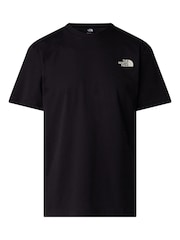 The North Face Black Topographic Back Print 100% Cotton T-Shirt - Image 5 of 6