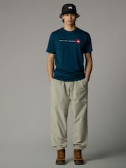 The North Face Blue Never Stop Exploring 100% Cotton T-Shirt - Image 2 of 3