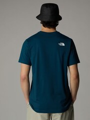 The North Face Blue Never Stop Exploring 100% Cotton T-Shirt - Image 3 of 3