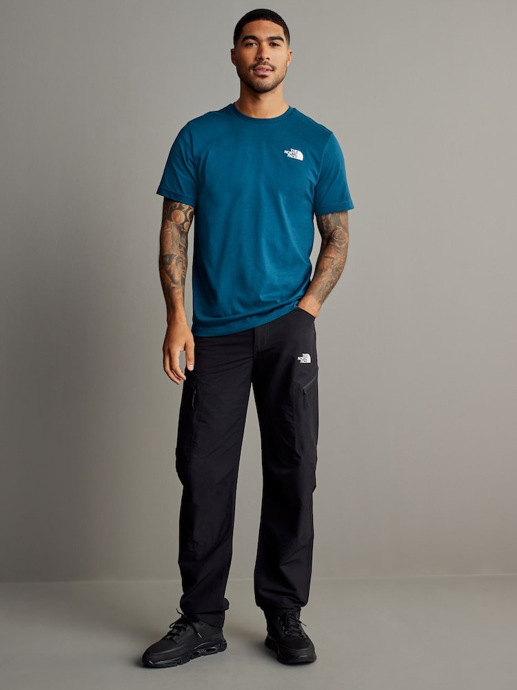 The North Face Blue Short Sleeve Celebration Redbox 100% Cotton T-Shirt - Image 2 of 4 The North Face Blue Short Sleeve Celebration Redbox 100% Cotton T-Shirt - Image 2 of 4