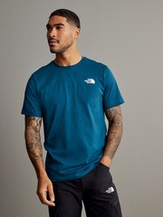 The North Face Blue Short Sleeve Celebration Redbox 100% Cotton T-Shirt - Image 3 of 4