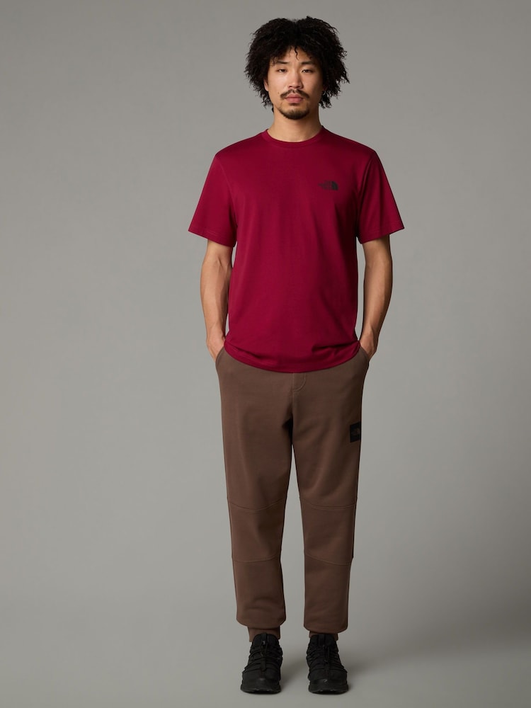 The North Face Red Mens Simple Dome T-Shirt - Image 3 of 3