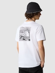 The North Face White Mens Short Sleeve Celebration Redbox 100% Cotton T-Shirt - Image 2 of 3