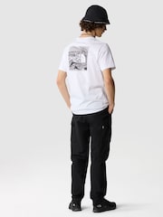 The North Face White Mens Short Sleeve Celebration Redbox 100% Cotton T-Shirt - Image 3 of 3