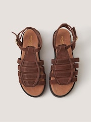 Monsoon Gigi Suede Gladiator Sandals - Image 1 de 2