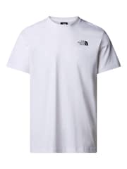 The North Face White Vertical Print 100% Cotton T-Shirt - Image 4 of 5