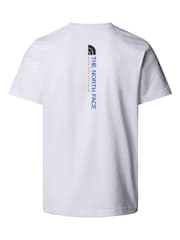 The North Face White Vertical Print 100% Cotton T-Shirt - Image 5 of 5