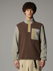 The North Face Brown Light Yumiori 1/4 Zip Fleece - Image 1 of 3