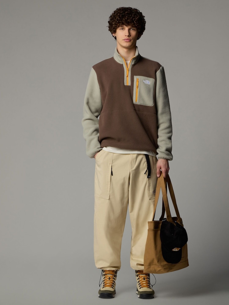 The North Face Brown Light Yumiori 1/4 Zip Fleece - Image 2 of 3