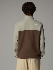 The North Face Brown Light Yumiori 1/4 Zip Fleece - Image 3 of 3