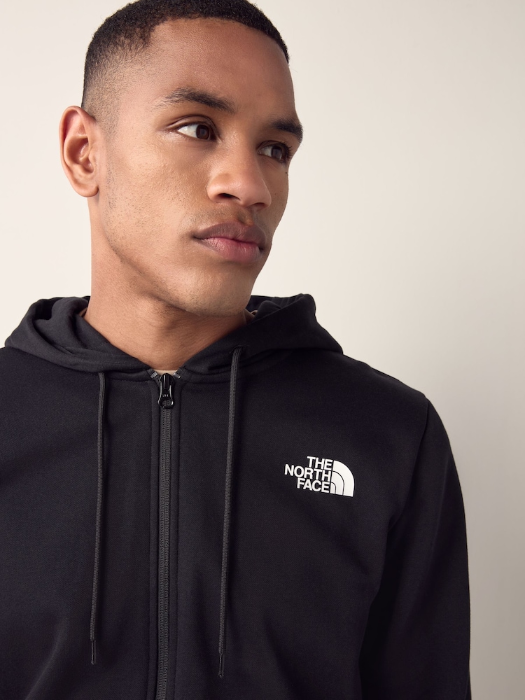 Noir - Sweat à capuche The North Face Simple Dome à fermeture éclair - Image 4 of 6