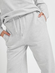 PixieGirl Petite Grey Marl Elasticated Waist Cuffed Joggers - Image 4 of 4
