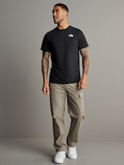 The North Face Black Vertical Print 100% Cotton T-Shirt - Image 4 of 9