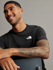 The North Face Black Vertical Print 100% Cotton T-Shirt - Image 5 of 9