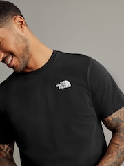 The North Face Black Vertical Print 100% Cotton T-Shirt - Image 6 of 9