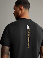 The North Face Black Vertical Print 100% Cotton T-Shirt - Image 7 of 9