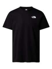 The North Face Black Vertical Print 100% Cotton T-Shirt - Image 8 of 9