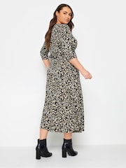 Yours Curve Black Leopard Print Maxi Print - Image 2 of 4